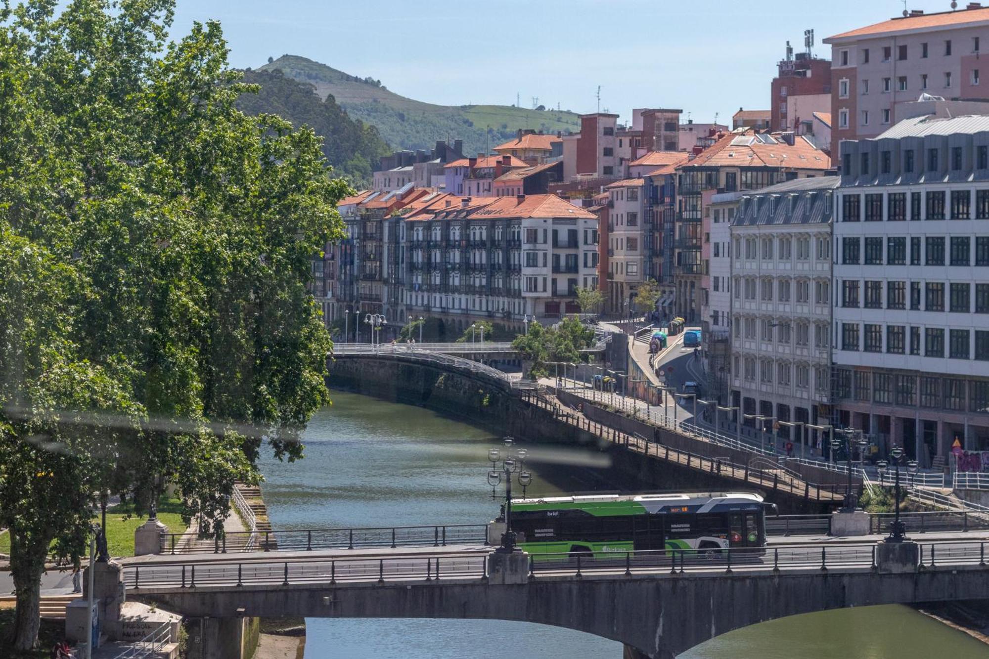 Apartamento Con Vistas A La Ria Bilbau Exterior foto